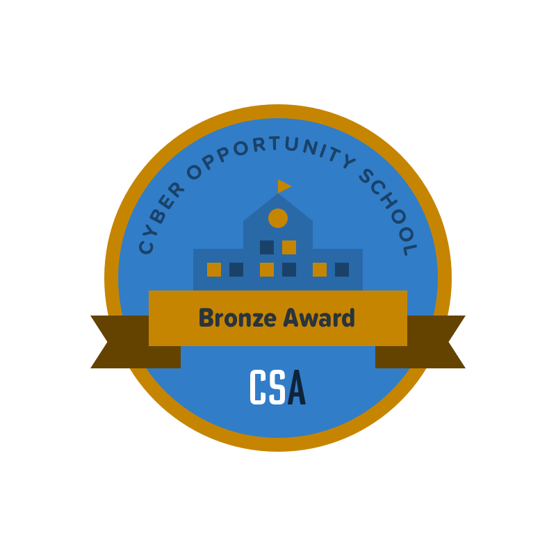 Cyber Opportunity School: Bronze Award badge illustration